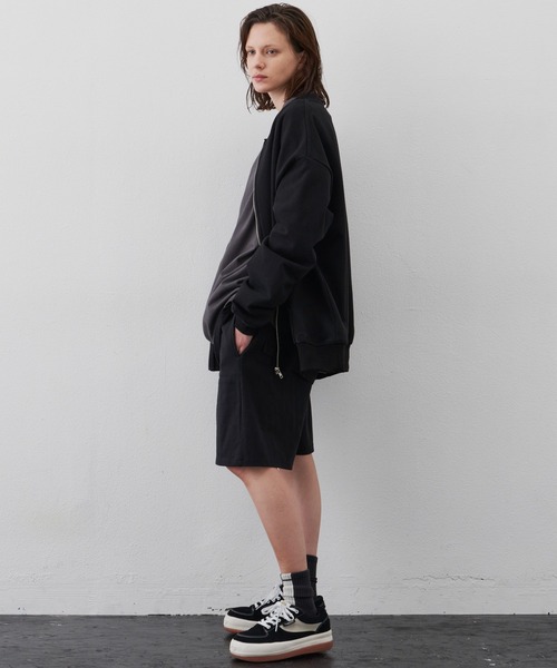 AIVER(アイバー)の「AIVER ヘビーウエイトフルジップスウェット(スウェット・メンズ・ブラック/ナチュラル・MEDIUM/LARGE)」の11枚目の写真