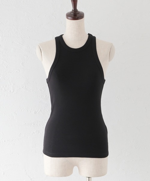 Anine Bing(アニー ビング)の「【ANINE BING/アニン ビン】EVA タンク(タンクトップ・レディース・ホワイト/ブラック・FREE)」の3枚目の写真