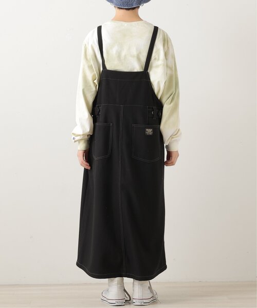 DOUBLE NAME（ダブルネーム）の「ベルト付きジャンスカ（ジャンパースカート・レディース・ブラック/ベージュ/ブルー・FREE）」の10枚目の写真