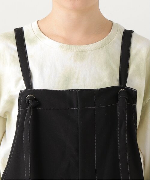 DOUBLE NAME（ダブルネーム）の「ベルト付きジャンスカ（ジャンパースカート・レディース・ブラック/ベージュ/ブルー・FREE）」の13枚目の写真