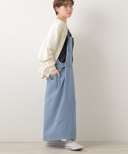DOUBLE NAME（ダブルネーム）の「ベルト付きジャンスカ（ジャンパースカート・レディース・ブラック/ベージュ/ブルー・FREE）」の19枚目の写真