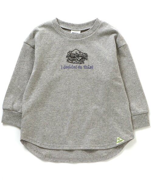 BREEZE（ブリーズ）の「フード3柄Tシャツ（Tシャツ/カットソー・キッズ・ピンク/キナリ/グレー・130/140/90/110/100/80/120）」の3枚目の写真