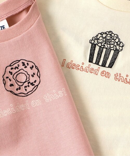 BREEZE（ブリーズ）の「フード3柄Tシャツ（Tシャツ/カットソー・キッズ・ピンク/キナリ/グレー・130/140/90/110/100/80/120）」の13枚目の写真