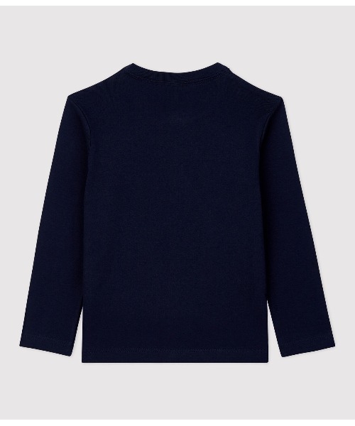 PETIT BATEAU(プチバトー)の「コットン長袖Tシャツ(Tシャツ/カットソー・キッズ・ダークネイビー・4YEAR/3YEAR/5YEAR)」の3枚目の写真