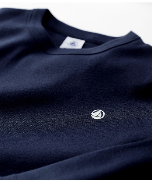 PETIT BATEAU(プチバトー)の「コットン長袖Tシャツ(Tシャツ/カットソー・キッズ・ダークネイビー・4YEAR/3YEAR/5YEAR)」の4枚目の写真