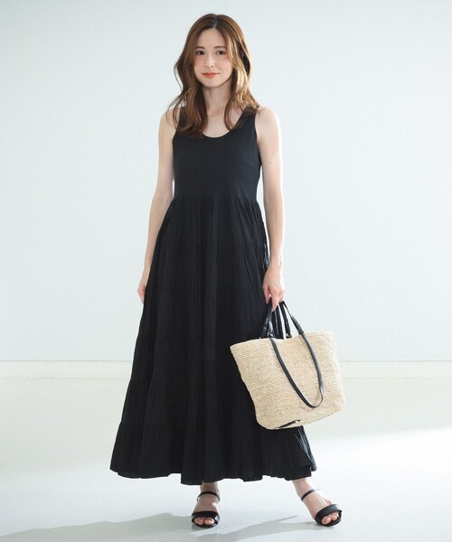 MARIHA（マリハ）の「MARIHA / 草原の虹のドレス ソリッド（ワンピース・レディース・ブラック・38/36）」の9枚目の写真