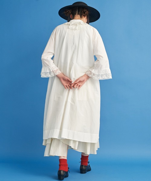 Malle(マル)の「malle チュール刺繍 ドレス(ワンピース・レディース・オフホワイト/ブラック・FREE)」の15枚目の写真