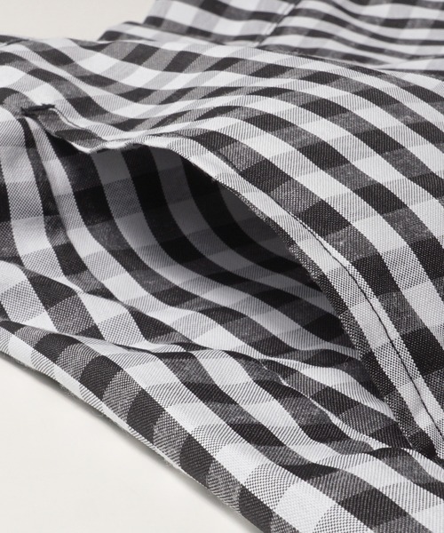 coca(coca)(コカ)の「ギンガムチェックボリュームスカート(スカート・レディース・ブラック/ブルー・SHORT/LONG)」の12枚目の写真