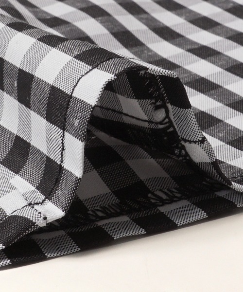 coca(coca)(コカ)の「ギンガムチェックボリュームスカート(スカート・レディース・ブラック/ブルー・SHORT/LONG)」の13枚目の写真