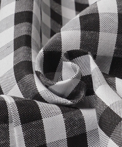 coca(coca)(コカ)の「ギンガムチェックボリュームスカート(スカート・レディース・ブラック/ブルー・SHORT/LONG)」の14枚目の写真