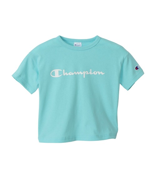 Champion(チャンピオン)の「【Champion/チャンピオン】キッズ ベーシック ショートスリーブTシャツ(Tシャツ/カットソー・キッズ・ライトパープル/ベージュ/ネイビー/グレー/オフホワイト/ターコイズブルー/イエロー/ブラック・100/130/140/150/160/110/120)」の6枚目の写真