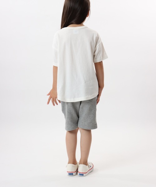 Champion(チャンピオン)の「【Champion/チャンピオン】キッズ ベーシック ショートスリーブTシャツ(Tシャツ/カットソー・キッズ・ライトパープル/ベージュ/ネイビー/グレー/オフホワイト/ターコイズブルー/イエロー/ブラック・100/130/140/150/160/110/120)」の15枚目の写真