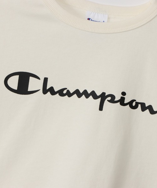 Champion(チャンピオン)の「【Champion/チャンピオン】キッズ ベーシック ショートスリーブTシャツ(Tシャツ/カットソー・キッズ・ライトパープル/ベージュ/ネイビー/グレー/オフホワイト/ターコイズブルー/イエロー/ブラック・100/130/140/150/160/110/120)」の20枚目の写真