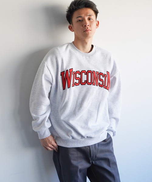 VENCEEXCHANGE(ヴァンスエクスチェンジ)の「カレッジロゴスウェット(スウェット・メンズ・ブラック/グレー/レッド/グリーン・フリー)」の2枚目の写真