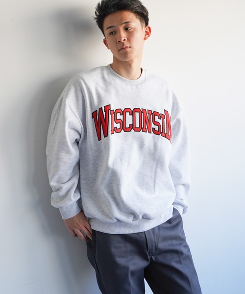 VENCEEXCHANGE(ヴァンスエクスチェンジ)の「カレッジロゴスウェット(スウェット・メンズ・ブラック/グレー/レッド/グリーン・フリー)」の12枚目の写真