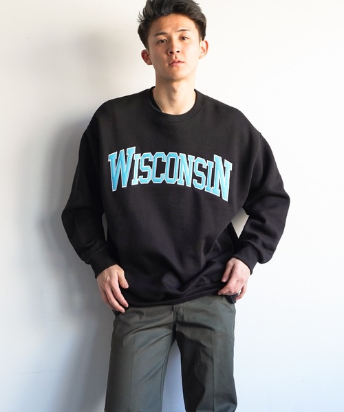 VENCEEXCHANGE(ヴァンスエクスチェンジ)の「カレッジロゴスウェット(スウェット・メンズ・ブラック/グレー/レッド/グリーン・フリー)」の13枚目の写真