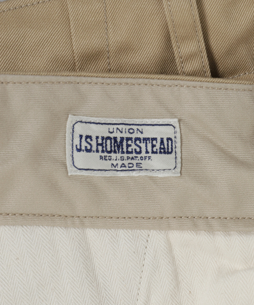 JOURNAL STANDARD J.S HOMESTEAD(ジャーナルスタンダードホームステッド)の「【j.s.homestead】36/2 WEAPON M41ワイド トラウザーパンツ(その他パンツ・メンズ・ブラック/ベージュ/アイボリー/キャメル・MEDIUM/LARGE)」の20枚目の写真