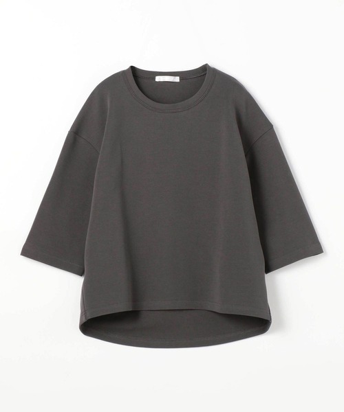 NICOLE white(ニコルホワイト)の「後ろタックTEE 8分袖(Tシャツ/カットソー・レディース・チャコールグレー/サックスブルー/イエロー/オフホワイト・FREE)」の22枚目の写真