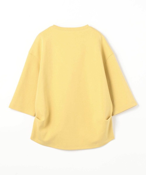 NICOLE white(ニコルホワイト)の「後ろタックTEE 8分袖(Tシャツ/カットソー・レディース・チャコールグレー/サックスブルー/イエロー/オフホワイト・FREE)」の20枚目の写真