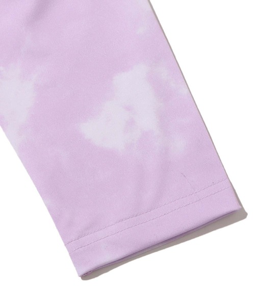 atmos pink（アトモスピンク）の「atmos pink × LYFT タイダイロゴレギンス 【SP】（レギンス/スパッツ・レディース・ベージュ/グリーン/パープル・S/M）」の4枚目の写真