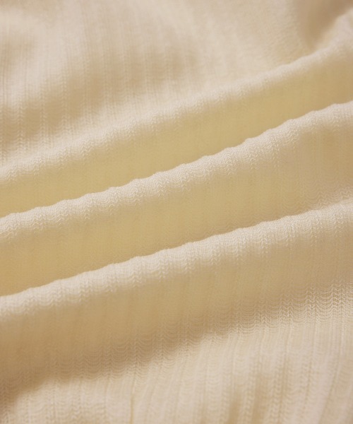 ROPE'（ロペ）の「シアーポロニット（ニット/セーター・レディース・ダークブラウン/サックスブルー/クリーム・38）」の11枚目の写真