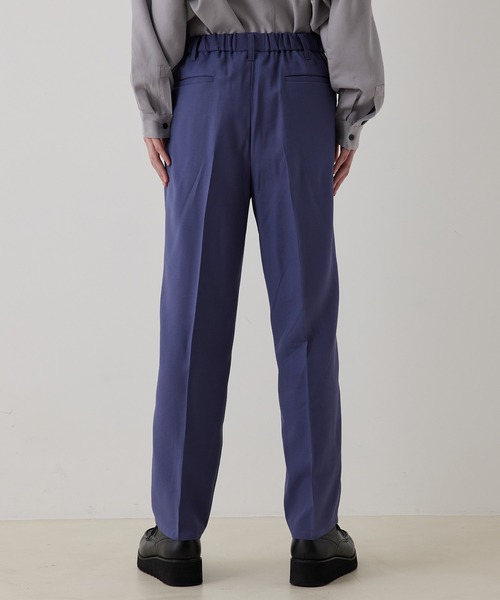 JUNRED（ジュンレッド）の「ドレープテクスチャー1タックストレートパンツ（スラックス・メンズ・ライトグレー/ブラック/ブルー系その他4・S/M/L）」の20枚目の写真