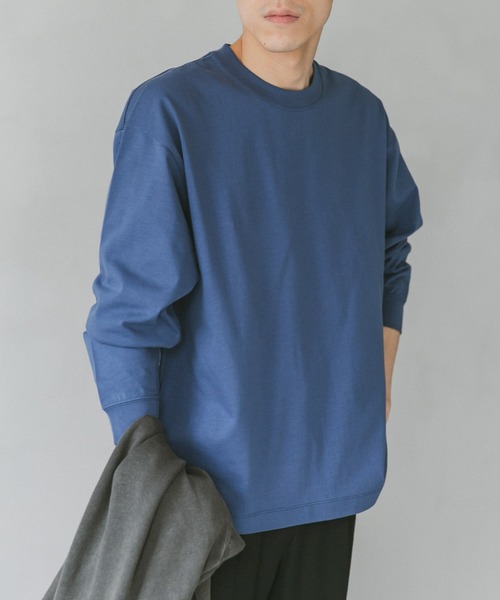 URBAN RESEARCH DOORS（アーバンリサーチドアーズ）の「ダブルシルケットロングスリーブTシャツ（Tシャツ/カットソー・メンズ・ホワイト/ネイビー/グリーン・MEDIUM/LARGE）」の5枚目の写真