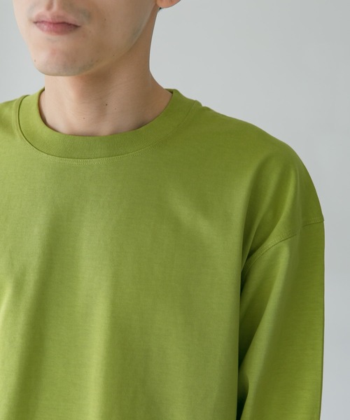 URBAN RESEARCH DOORS（アーバンリサーチドアーズ）の「ダブルシルケットロングスリーブTシャツ（Tシャツ/カットソー・メンズ・ホワイト/ネイビー/グリーン・MEDIUM/LARGE）」の12枚目の写真