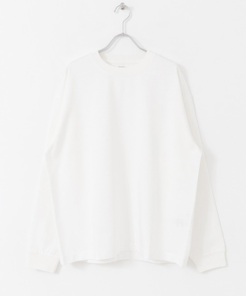 URBAN RESEARCH DOORS（アーバンリサーチドアーズ）の「ダブルシルケットロングスリーブTシャツ（Tシャツ/カットソー・メンズ・ホワイト/ネイビー/グリーン・MEDIUM/LARGE）」の18枚目の写真