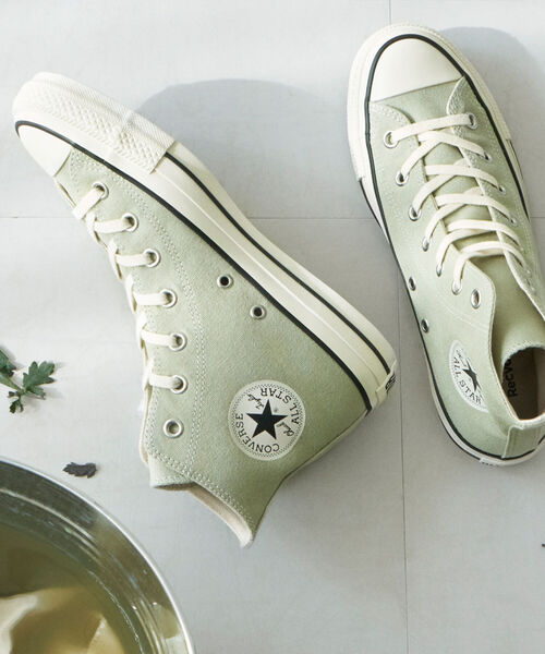 CONVERSE ALL STAR（コンバースオールスター）の「【CONVERSE/コンバース】オールスター ノコリゾメHI スニーカー（スニーカー・レディース・ミント/ライトパープル・23/24）」の2枚目の写真