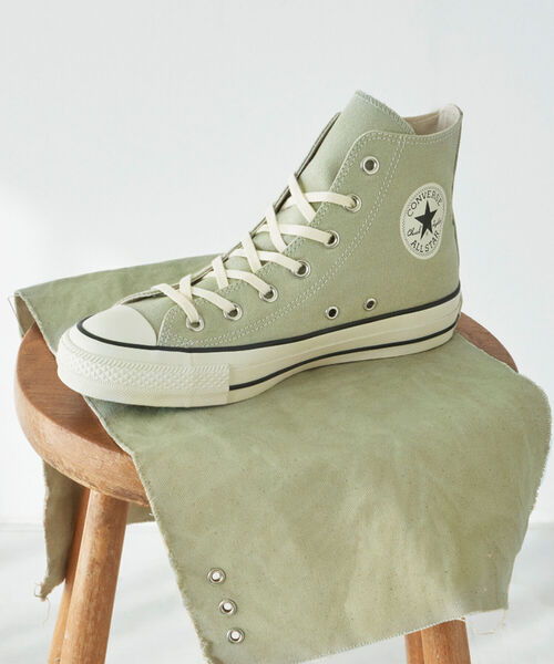 CONVERSE ALL STAR（コンバースオールスター）の「【CONVERSE/コンバース】オールスター ノコリゾメHI スニーカー（スニーカー・レディース・ミント/ライトパープル・23/24）」の5枚目の写真