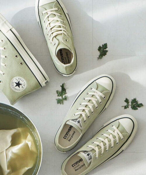 CONVERSE ALL STAR（コンバースオールスター）の「【CONVERSE/コンバース】オールスター ノコリゾメHI スニーカー（スニーカー・レディース・ミント/ライトパープル・23/24）」の6枚目の写真