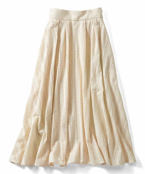 【セール】ＩＥＤＩＴ ボーラーレースにときめく ボリュームロングスカート（スカート）｜IEDIT（イディット）