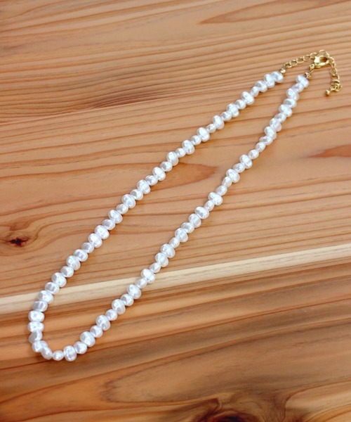 y/m by sawa（イムバイサワ）の「SAWA×y/m シンプルフェイクパールネックレス（ネックレス・メンズ・ホワイト・FREE）」の6枚目の写真