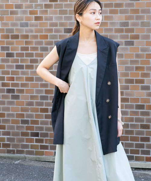 KBF（ケイビーエフ）の「BIGテーラーベスト（ベスト・レディース・ネイビー/グレー/ブラウン・ONE）」の19枚目の写真