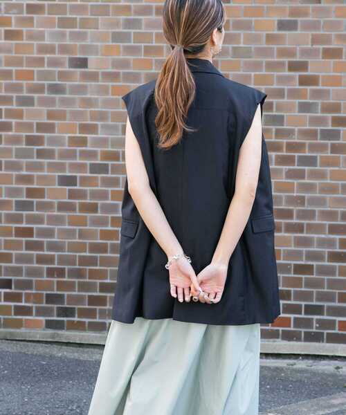 KBF（ケイビーエフ）の「BIGテーラーベスト（ベスト・レディース・ネイビー/グレー/ブラウン・ONE）」の21枚目の写真