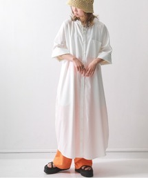 osharewalker | 【廃盤】『バックレースロングシャツワンピース』(シャツワンピース)