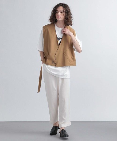 HARE（ハレ）の「2ピースベストレイヤードシャツ(HARE)（シャツ 