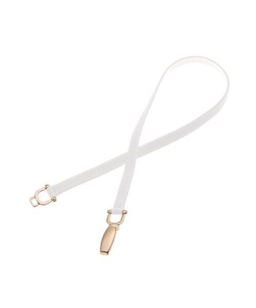 RESEXXY（リゼクシー）の「メタルコンビゴムベルト（ベルト・レディース・ホワイト/ブラック/ベージュ・FREE）」の10枚目の写真