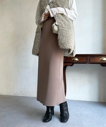 【新色追加】ニットタイトスカート