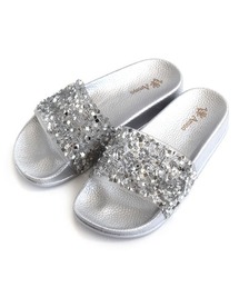 e-zakkamania stores | グリッタースライドサンダル(サンダル)