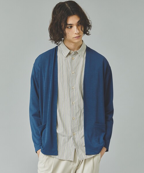 ABAHOUSE(アバハウス)の「【定番/シアー素材】ストレッチ カノコ ワンボタン カーディガン(カーディガン/ボレロ・メンズ・ブラック/ベージュ/グリーン系その他/ブルー系その他/ブルー系その他2/ブラウン系その他/グレー系その他/その他/ライトブルー/ダークベージュ・44/46/48)」の20枚目の写真