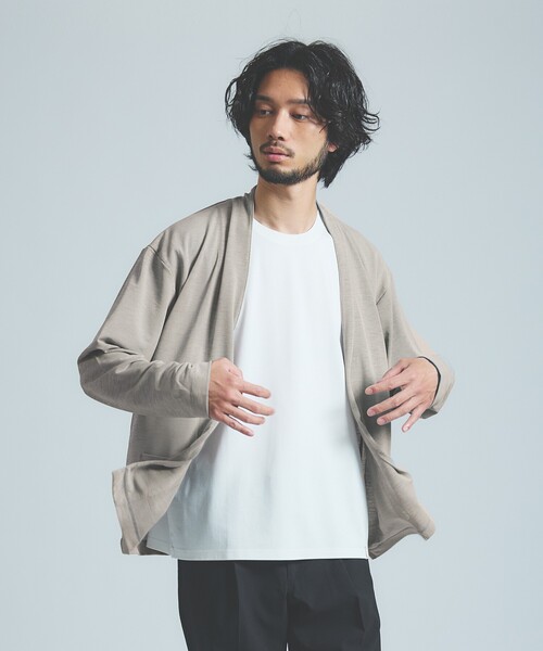 ABAHOUSE(アバハウス)の「【定番/シアー素材】ストレッチ カノコ ワンボタン カーディガン(カーディガン/ボレロ・メンズ・ブラック/ベージュ/グリーン系その他/ブルー系その他/ブルー系その他2/ブラウン系その他/グレー系その他/その他/ライトブルー/ダークベージュ・44/46/48)」の16枚目の写真