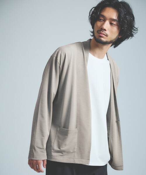 ABAHOUSE(アバハウス)の「【定番/シアー素材】ストレッチ カノコ ワンボタン カーディガン(カーディガン/ボレロ・メンズ・ブラック/ベージュ/グリーン系その他/ブルー系その他/ブルー系その他2/ブラウン系その他/グレー系その他/その他/ライトブルー/ダークベージュ・44/46/48)」の15枚目の写真