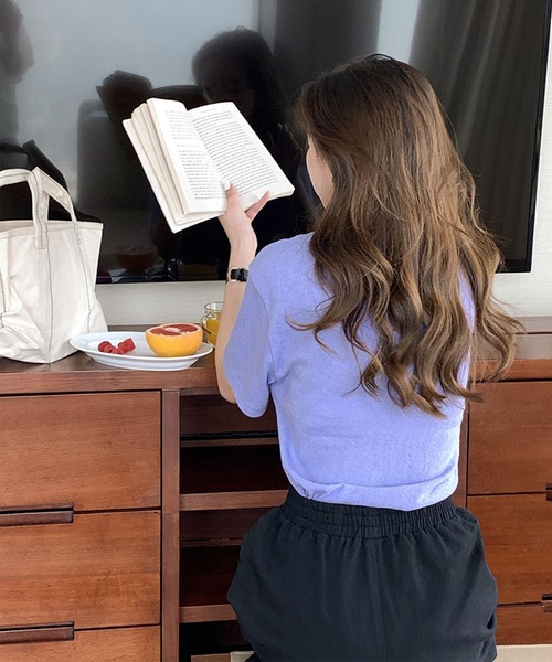 aimoha（アイモハ）の「カジュアルハーフパンツ（その他パンツ・レディース・イエロー/パープル/グリーン/レッド/ブラック/ホワイト・MEDIUM/SMALL）」の13枚目の写真