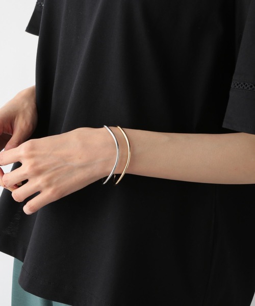 GLOBAL WORK（グローバルワーク）の「アソートメタルバングル/282149（ブレスレット・レディース・ゴールド/グレー系その他/ライトグレー/ゴールド系その他・FREE）」の2枚目の写真