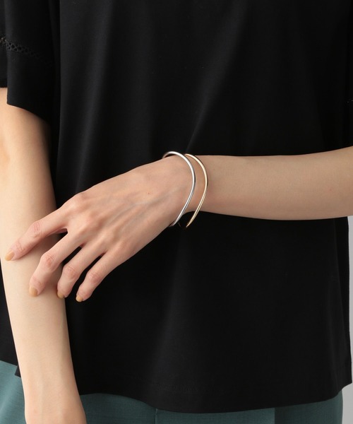 GLOBAL WORK（グローバルワーク）の「アソートメタルバングル/282149（ブレスレット・レディース・ゴールド/グレー系その他/ライトグレー/ゴールド系その他・FREE）」の5枚目の写真