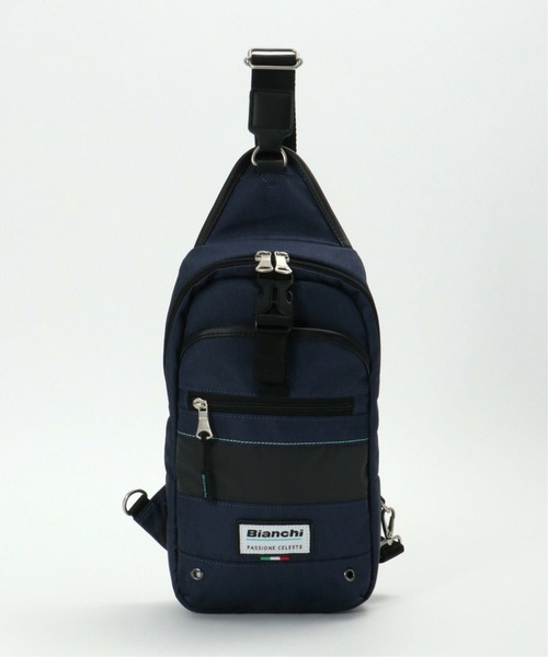 Bianchi(ビアンキ)の「【WEB限定】Bianchi ビアンキ ボディバッグ(ボディバッグ/ウエストポーチ・メンズ・グレー/ブラック/ネイビー・FREE)」の3枚目の写真