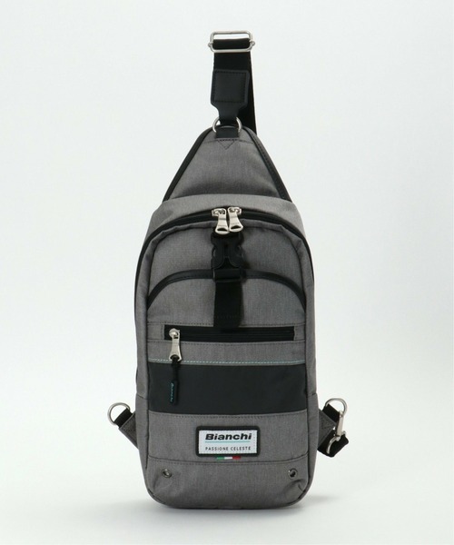 Bianchi(ビアンキ)の「【WEB限定】Bianchi ビアンキ ボディバッグ(ボディバッグ/ウエストポーチ・メンズ・グレー/ブラック/ネイビー・FREE)」の1枚目の写真