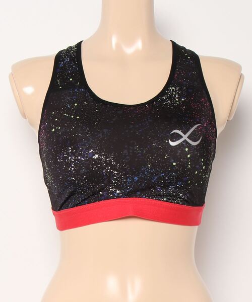 CW-X（シーダブリューエックス）の「「スポーツゆれケアブラ」　ミディアム　サポートタイプ（スポーツブラ・レディース・ブラック/グレー/シルバーグレー/スモークピンク/ブラック系/ブルー/グレイッシュブルー/オリーブ/グレー系その他/ベビーピンク/ライトグレー/ネイビー系/パープル/チャコール/イエロー/ターコイズブルー・LL）」の3枚目の写真